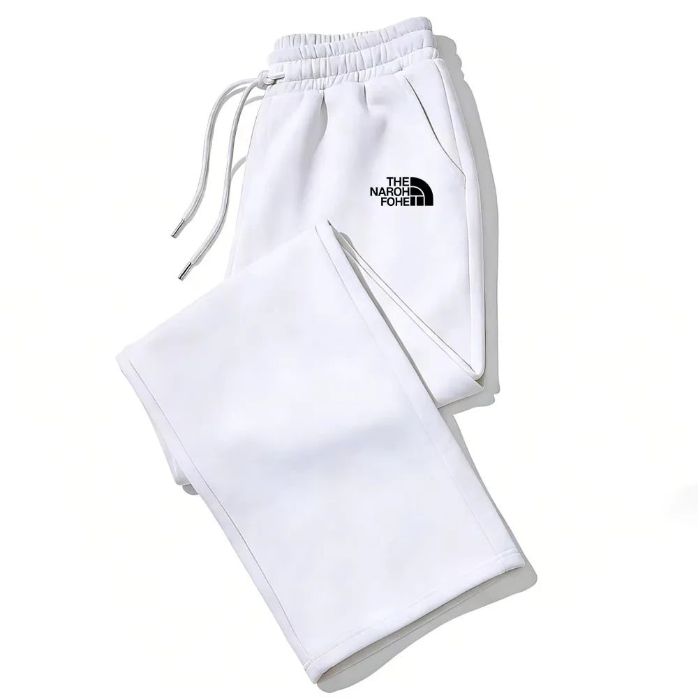 Autumn and Winter Jogging Sports Plus Velvet Wide Leg Pants Are the Ideal Choice for Men's and Women's Casual Pants.