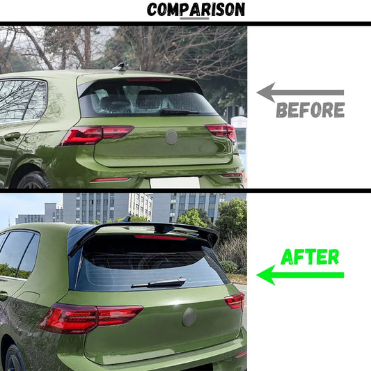 For VW Golf 8 MK8 GTI GTD R 2020 2021 2022 2023 CS ClubSport Style Car Rear Roof Spoiler Trunk Tail Wing Body Kit Tuning