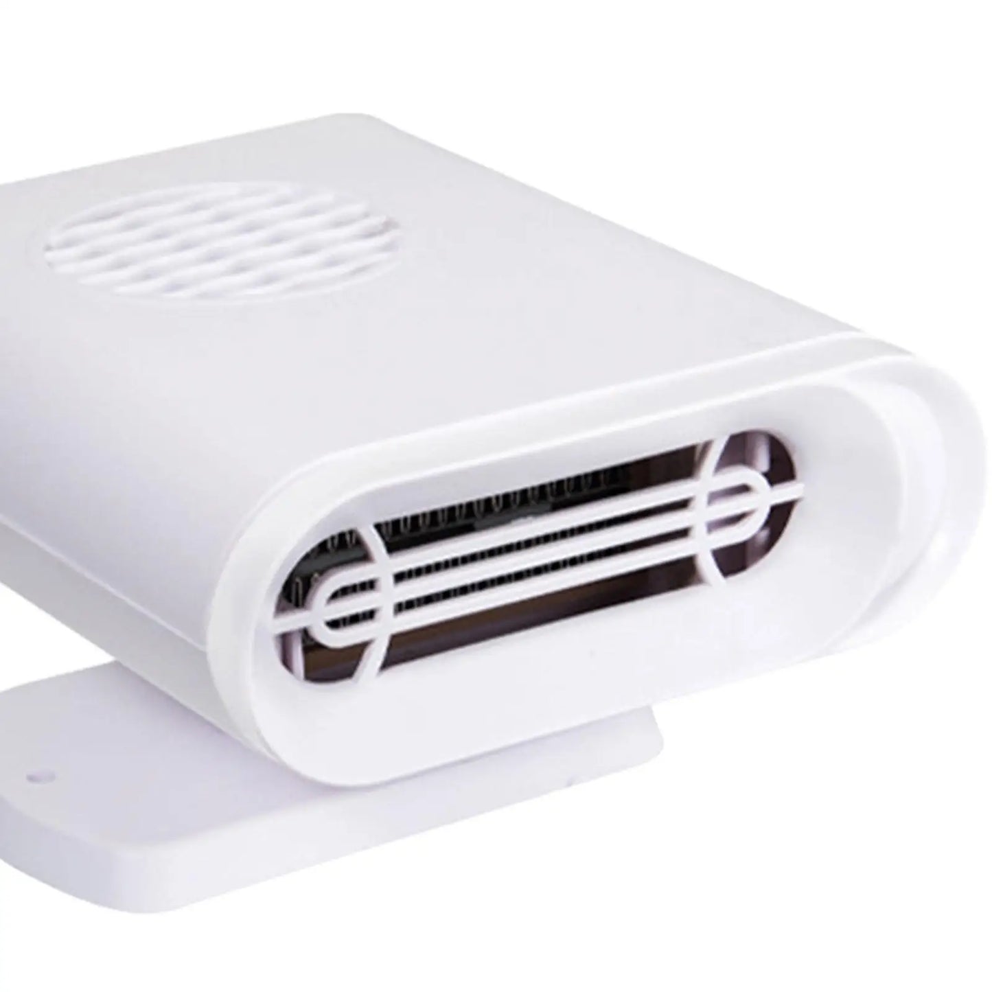 Vehicle Car Fan Heater Heating Windscreen Defogger White Windshield Defrosting 360 Degree Rotatable for Automotive Space Saving