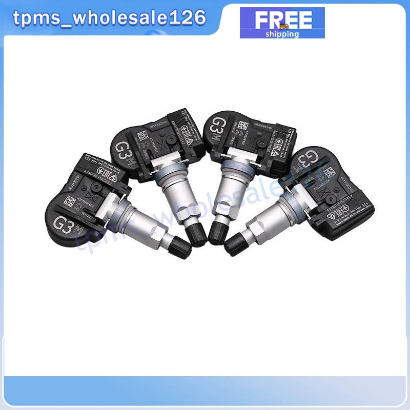 BDEL37140 Tire Pressure Monitor Sensor 4PCS For Mazda 2 3 5 CX-9 MX-5 IV B-Hatch Xev CX-30 CX-5 Fiat 124 TPMS 433MHZ BDEL-37-140