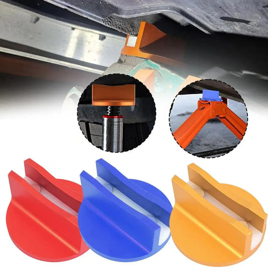 Universal Magnetic Jacking Puck Aluminum Grooved Pinch Weld Jack Adapter for Sub-Frame Vehicle Floor Jack