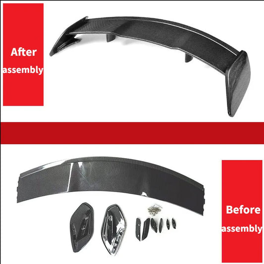 For Mercedes Benz A Class W176 A180 A35 AMG 2013-2019 Rear Trunk Wing Rear Roof Spoiler Wings Diffuser Accessories Body Kits