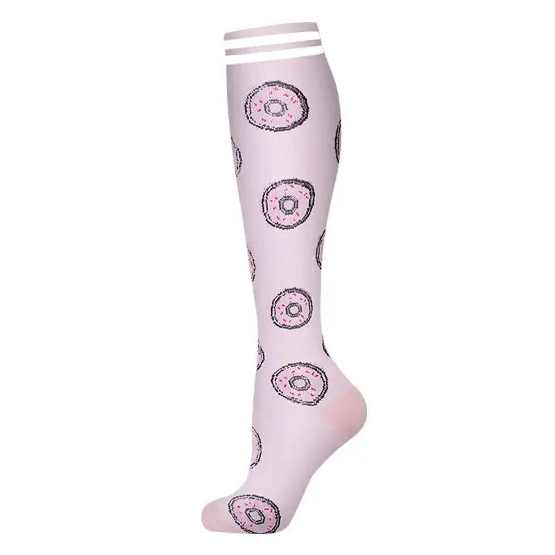 New Compression Socks Varicose Vein Nurse Sports Running Calf Pressure Stockings Protect Bare Feet Support Gradient Pressure