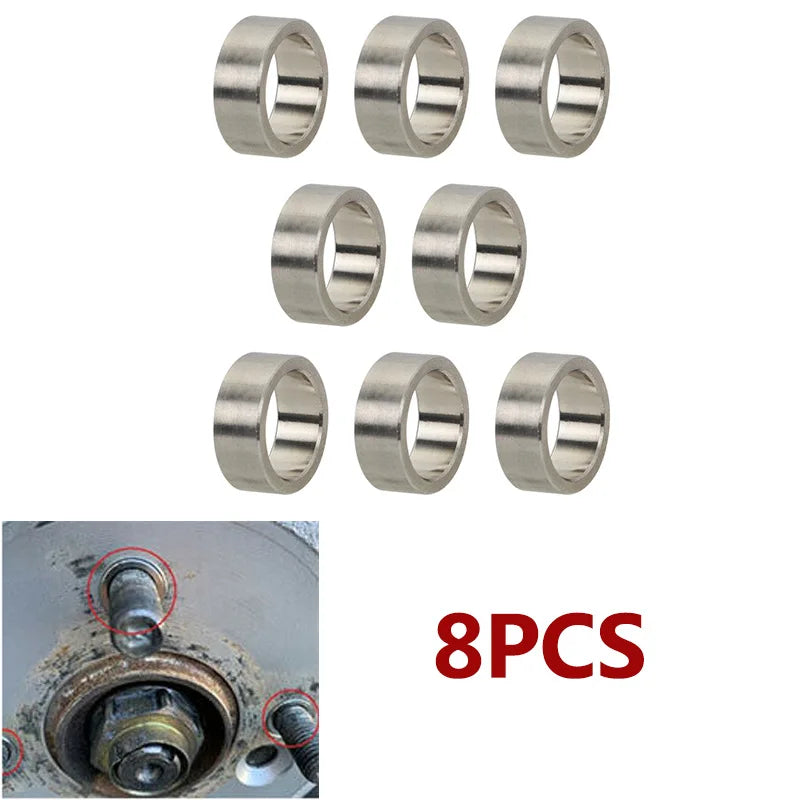 8PCS Type R Caliper & mini Cooper Brake Rotor Lug Centric Spacers Washer Shim Kit For Honda Civic Acura