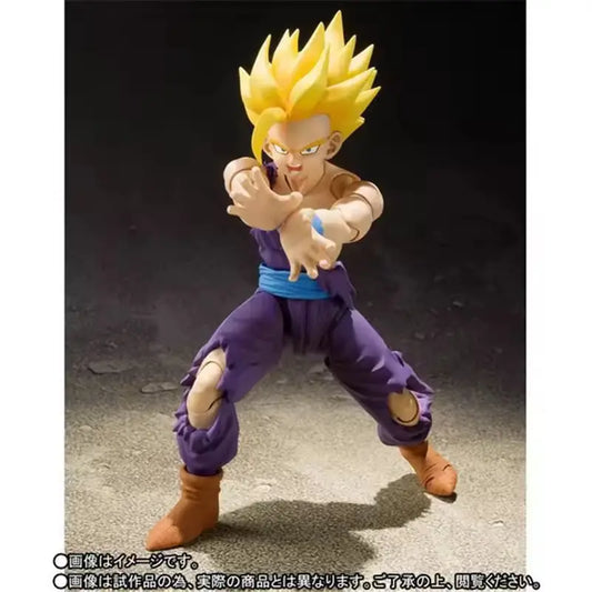 New Dragon Ball Z Super Saiyan Son Gohan Battle Damaged Ver Pvc Action Figure Statue Collection Kids Anime Collectible Toy Doll