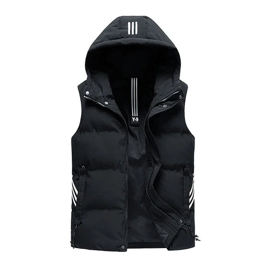 New Winter Fashionable Casual Hooded Down Vest High-quality Versatile Comfortable Breathable Casual and Warm Down Vest