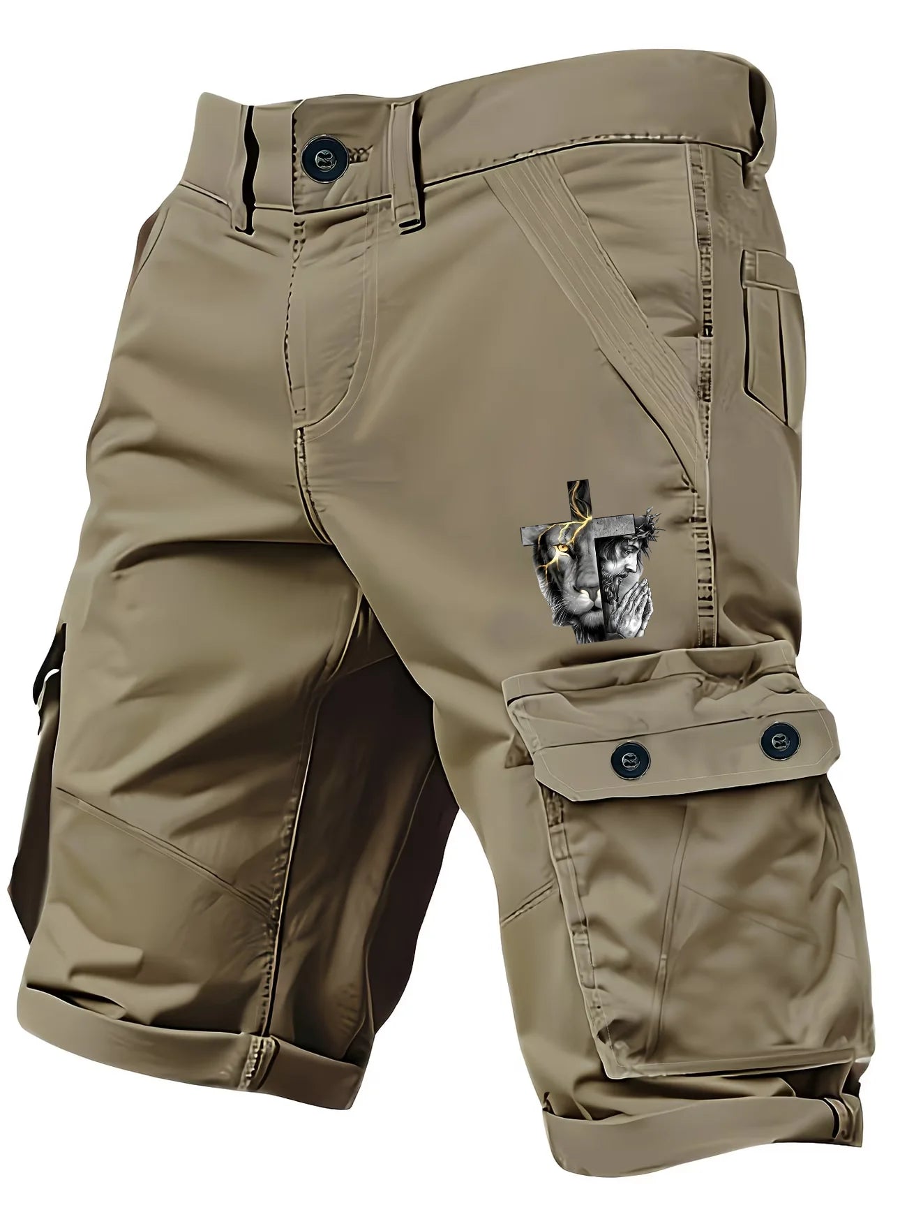 Men's Stylish & Versatile Multi-Pocket Cargo Shorts The Ideal Choice for Outdoor Activities Casual Vacations and Daily Commuting