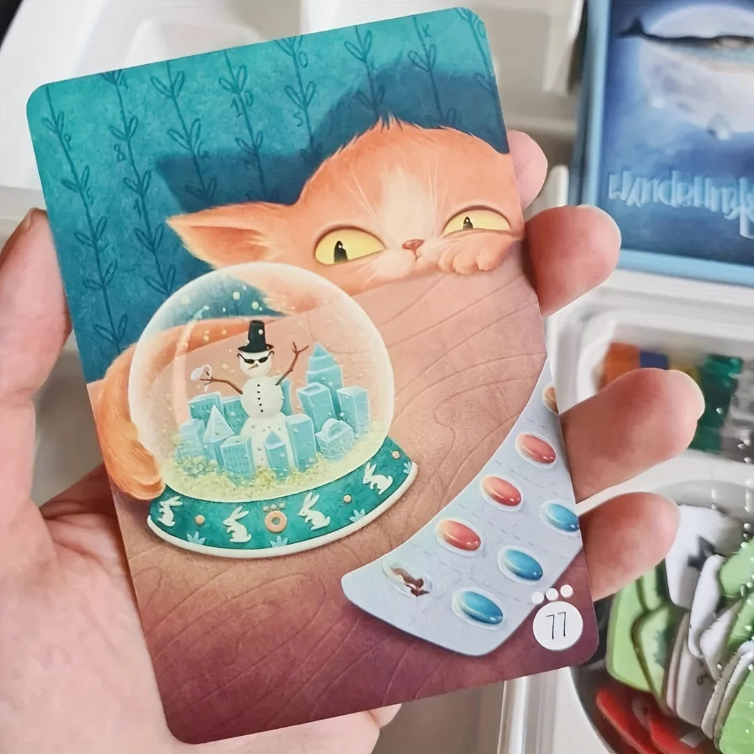 Board game "imajinarium. Cinema "The city falls asleep" for, card game, holiday gift (small shade of color)