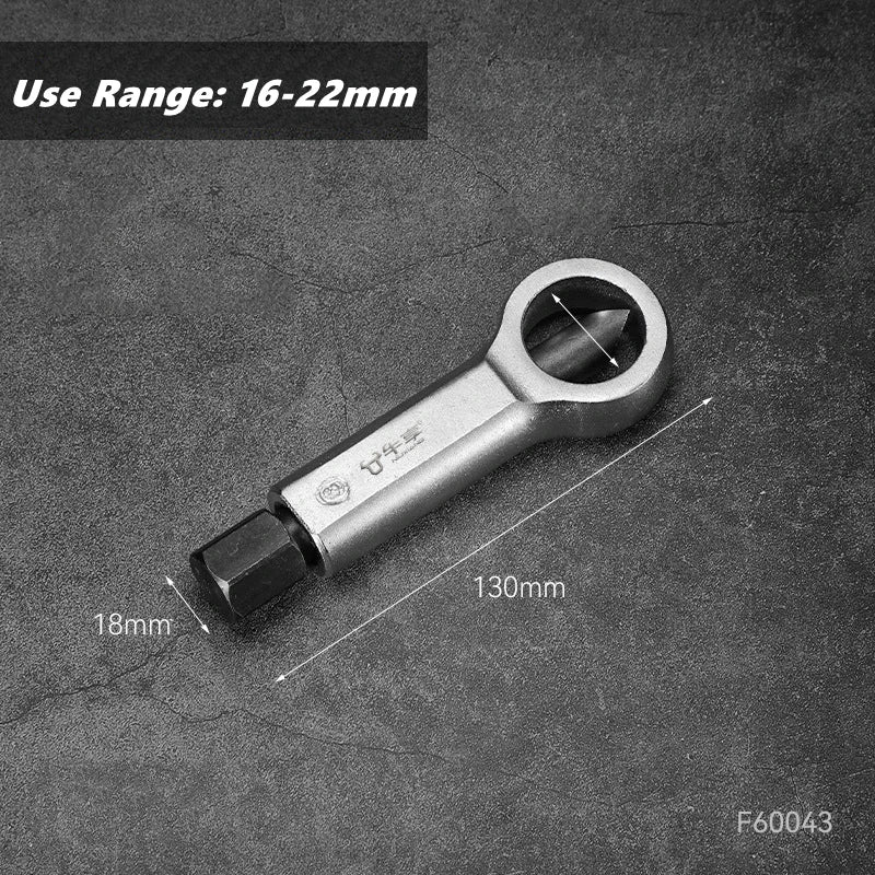 Nut Screw Splitter Set Remover Tools,Rusted Nut Breaker,Steel Nut Remover Extractor,Manual Pressure Nut Cracker Metal Splitter