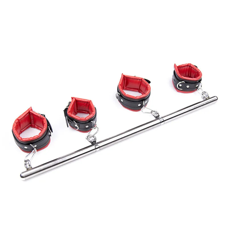 Detachable Spreader Bar Bondage Set Wrists Ankles Restraint Bondage Adult Sex Games Tools Bondage Equipment Sex Toys For Couples