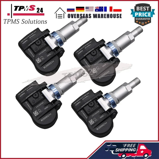 4PCS 433MHZ TPMS Tire Pressure Sensor 802000021AA For Chery Arrizo 5 GT Plus 5e 7 7e 8 EX GX e Fulwin A8 E3 Tiggo 3 3X 3xe 5 5e