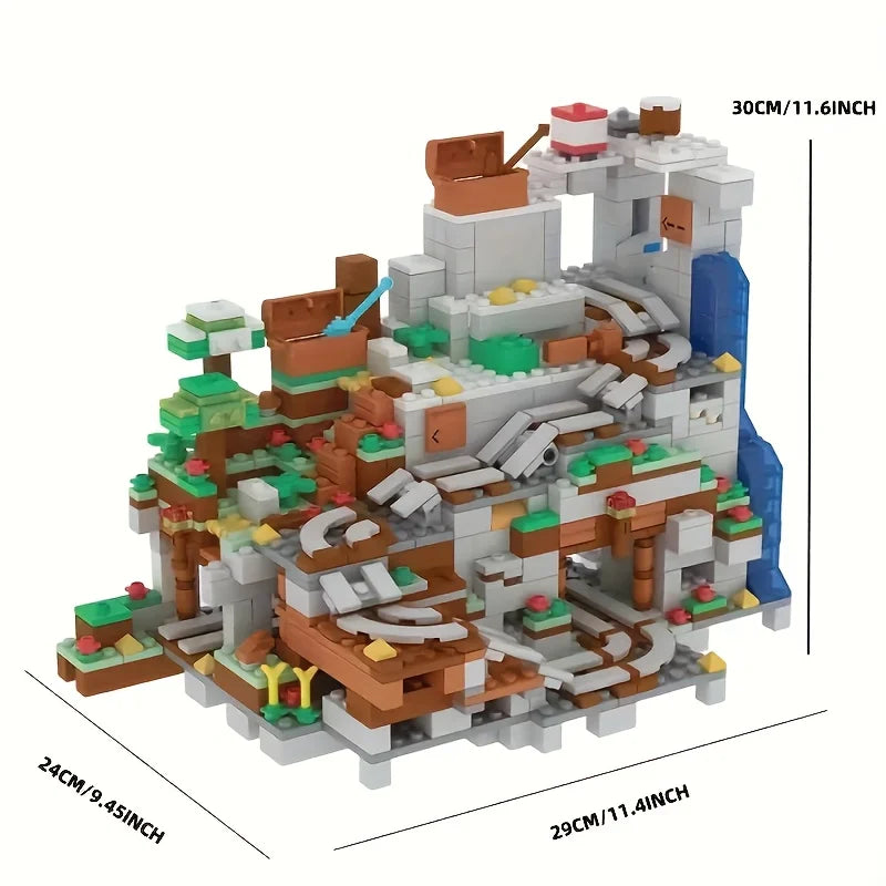 1500PCS Stackable Warhorse Castle Block Set | Mechanism Model | Holiday Birthday Gift