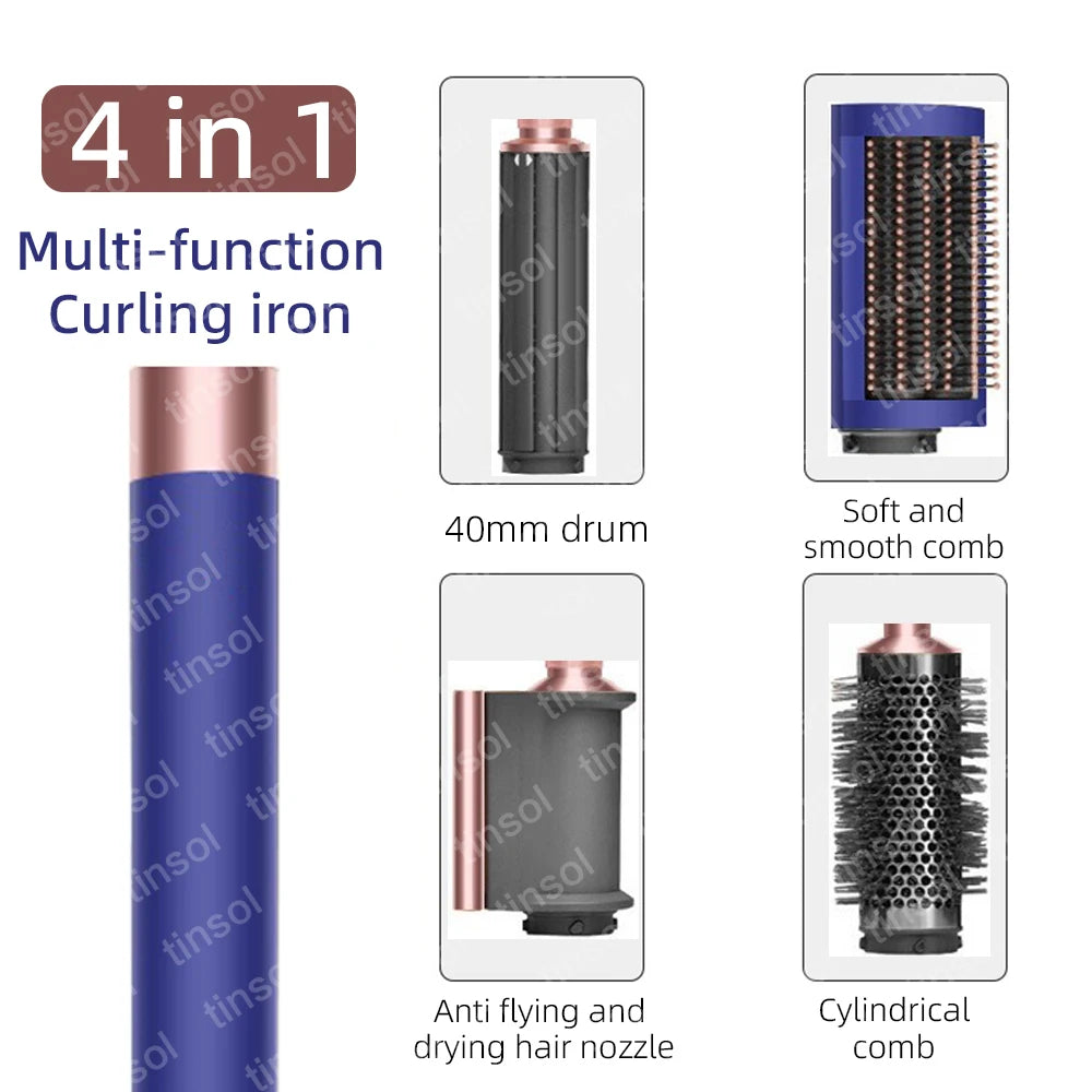 7-in-1 Hair Dryer, 110,000 RPM High-Speed Hair Care Ionic Hair Dryer, Quick Drying, Multi-Function Curling Iron Set