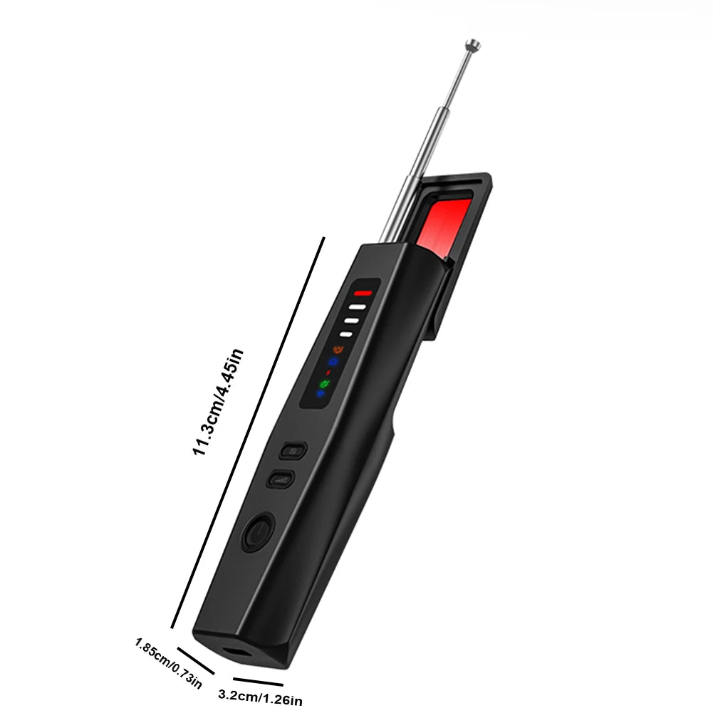 Hidden Bug and Camera Detector 5 Levels Sensitivity Bug GSM GPS WiFi Tracker Wireless Camera Detector Protection Gadget