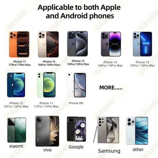 Anti-loss Smart GPS Tracker Locator Dual System Waterproof For iPhone&Android phones Works With Apple Find My Android Find Hub