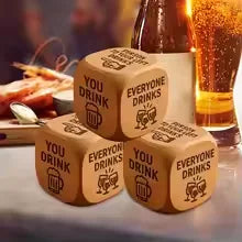 Adults Drinking Party Games, Funny Interactive Dice Game Cards Group Night Activity for Couples Friends Social Events