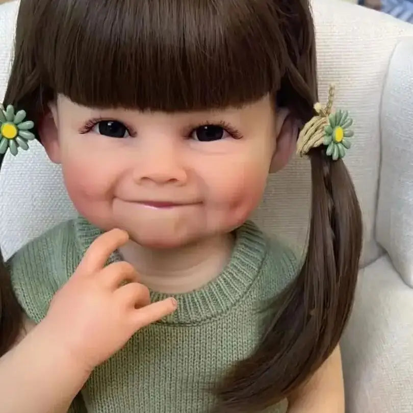 55CM Full Body Soft Silicone Reborn Toddler Doll Raya Lifelike Soft Touch High Quality Doll Gifts for Children