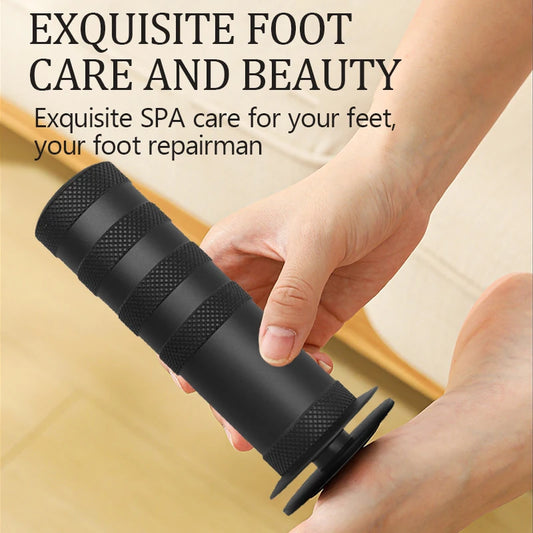 Electric callus remover with non-slip stripes with speed control and 60 sandpaper discs for dry and cracked skin calluses