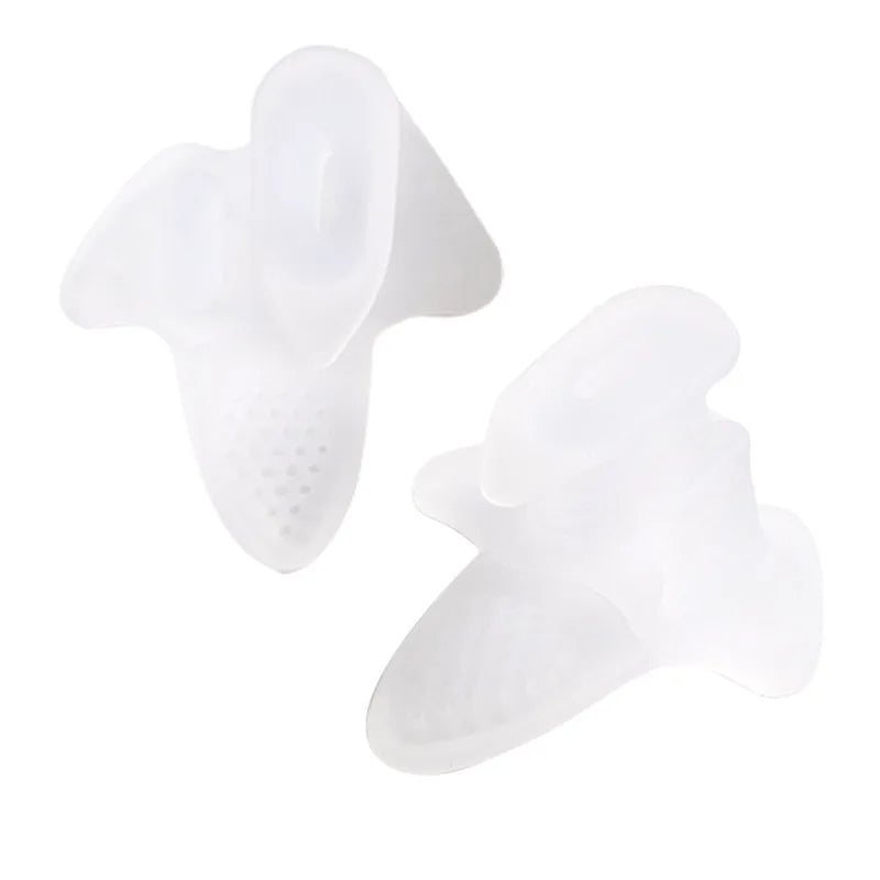 New 8 Pairs Forefoot Pad Hallux Valgus Toe Separator Soft Massage Clamp Forefoot Pad With Holes Thickened Sole Toe Separator