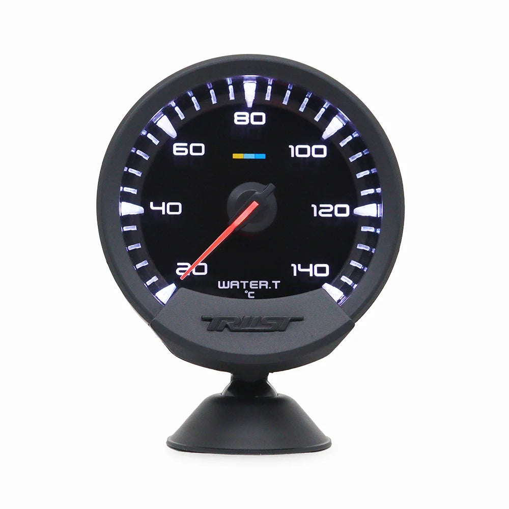 GReddi Sirius Meter Series Trust 74mm White LED Auto Gauge Volt Water Temp Oil Temp Oil Press RPM Turbo A/F Ratio Fuel Press