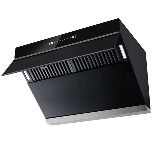 Tieasy 900 CFM 30 inch Wall Mount or Under Cabinet Heating Auto-Cleaning Range Hood USCX08T75