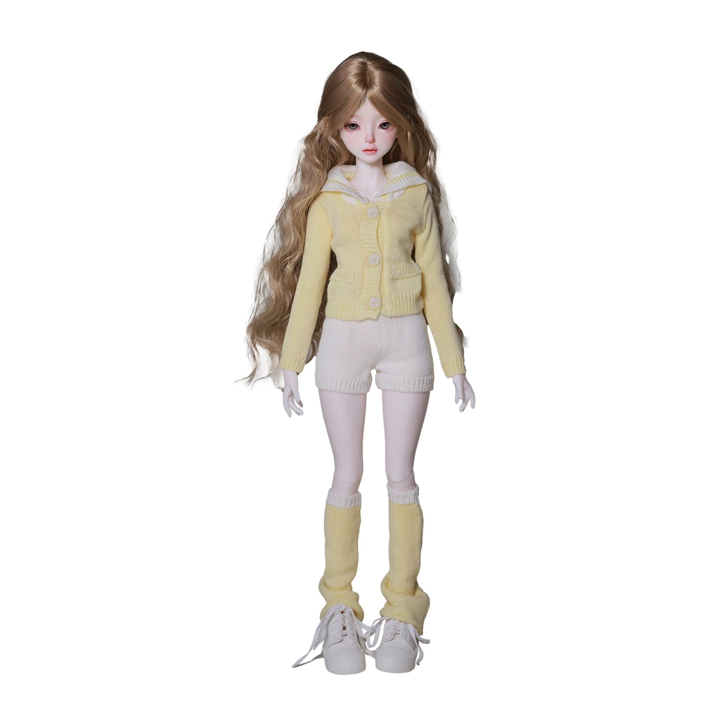 BJD Doll 1/4 Sadie E ShugaFairy Resin FullSet Summer Sailor Collar Knit Top Sweet School DailyWear Articulated Ball Jointed Doll