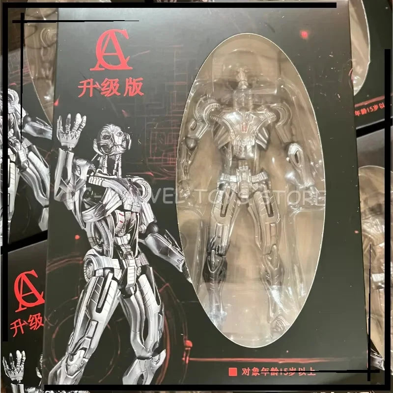 New Version In Stock AC Toys Ultron White Ryu Action Figures Kaiyodo Amazing Yamaguchi Avengers Ko Model Gift Toys