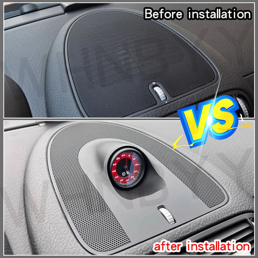 For Porsche stopwatch 2004-2010 Cayenne 955 stopwatch clock dashboard modification compass instrument panel interior accessories