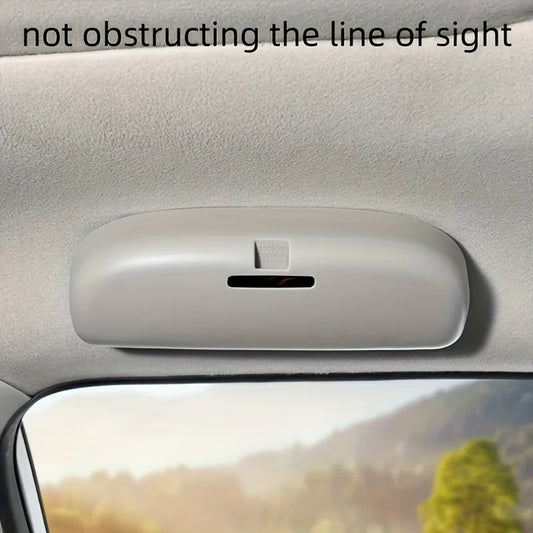 Car-Mounted Glasses Case, Original Car Model Without Handle, Modified for Universal Multifunctional In-Car Storage, Non-Damaging Installation, Car Glasses Case