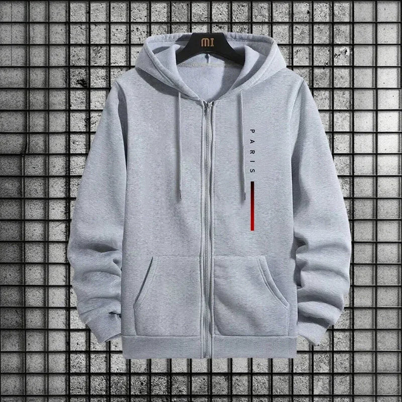 2025 new zipper sweaters chandelier pants street wear chandelier autumn and winter sports suits Paris fashion print men's casual