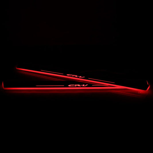Pedal Lights For Honda CRV 2015-2018 Moving LED Welcome Car Scuff Plate Pedal Door Sill Pathway Light Or Customize