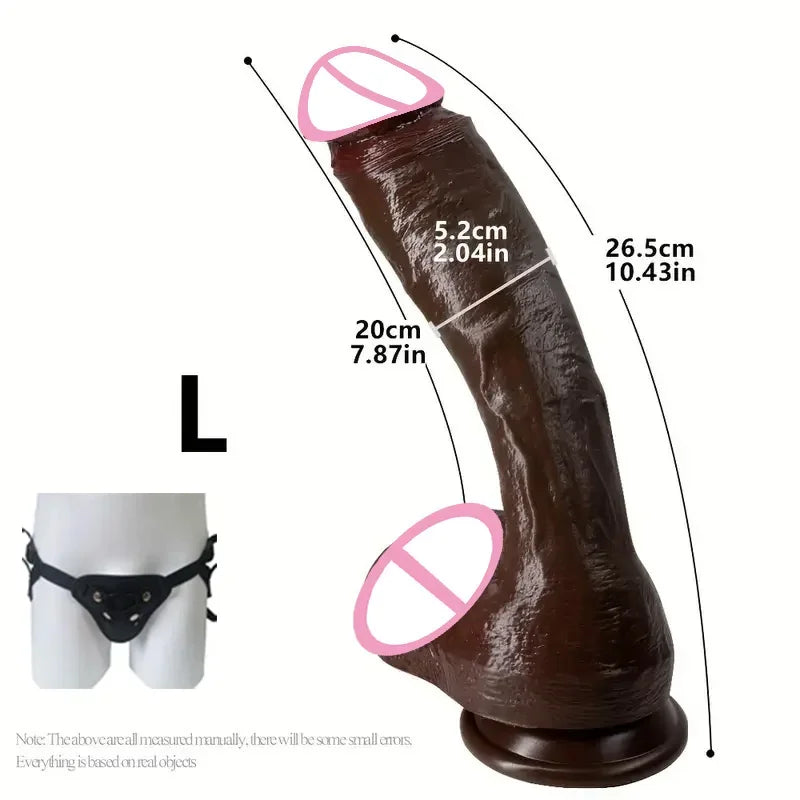 Oversized Realistic Dildo Huge Penis Penetration Anal Sex Toys For Women Masturbation Soft Dick Dildos Sexy Adult Sex Toy Gay