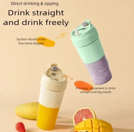 350ml Electric Juicer Cup 38 Blades Blender Milkshake Machine USB Portable Fruit Milk Mixing Tool Mini Fresh Juice Blender