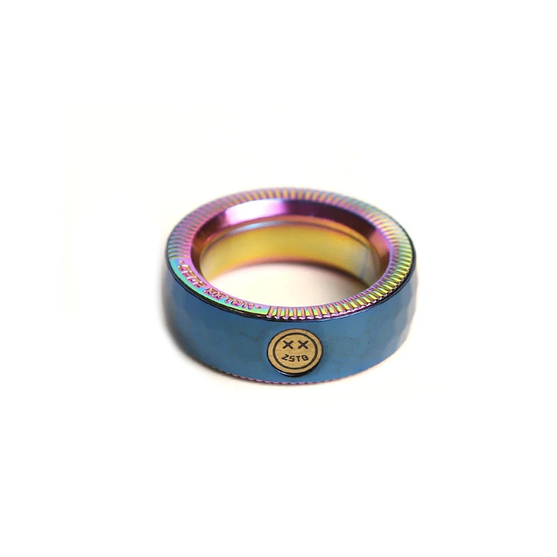Ratchet Ring Mechanical Fidget EDC Toys Stainless Steel Adjustable Haptic Ring Fingertip Metal Tyre Toys Stress Spinner