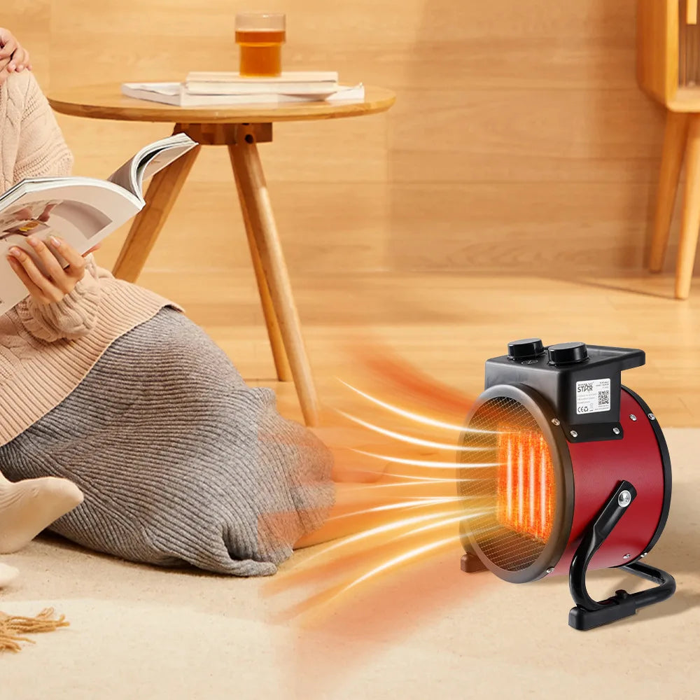 Household Fast Heating Foot Warmer Overheat Protection Intelligent Constant Temperature Fan Heater