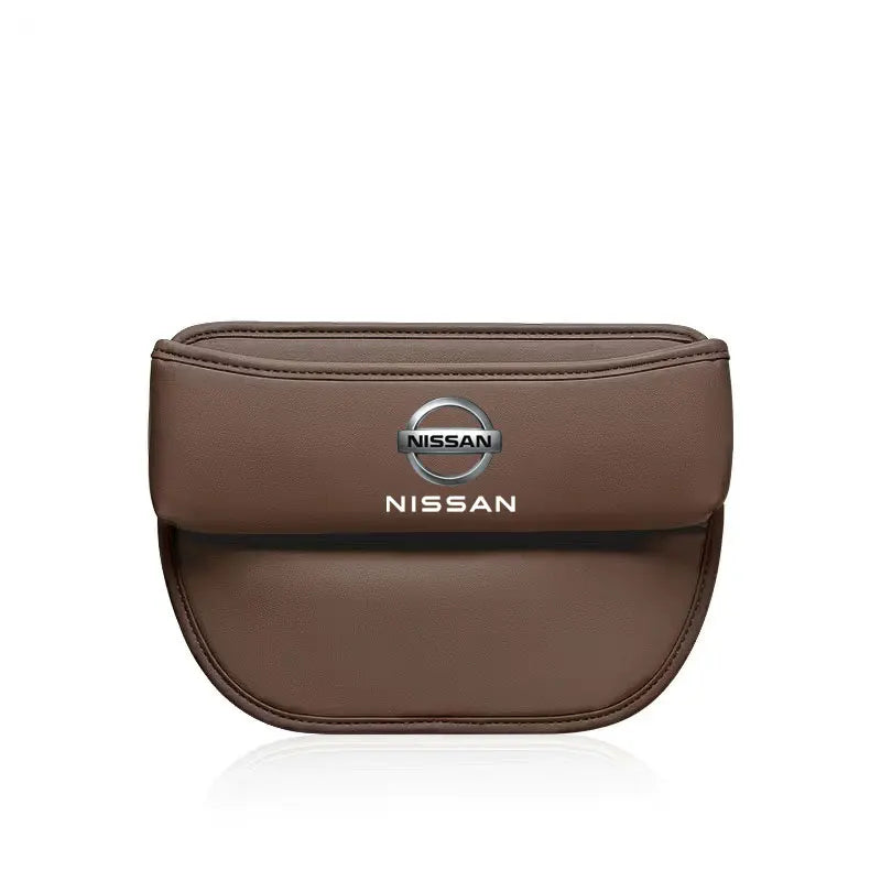 Car Organizer Box Leather Crevice Gap Storage Bag For Nissan 350z 370z altima Armada Frontier Kicks Leaf nismo pulsar Qashqai