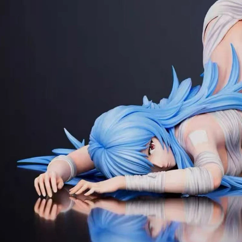 In Stock St Series Ayanami Asuka Langley Soryu Kneeling Pose Anime Peripheral Handmade Model Statue Ornaments Collectible Statue