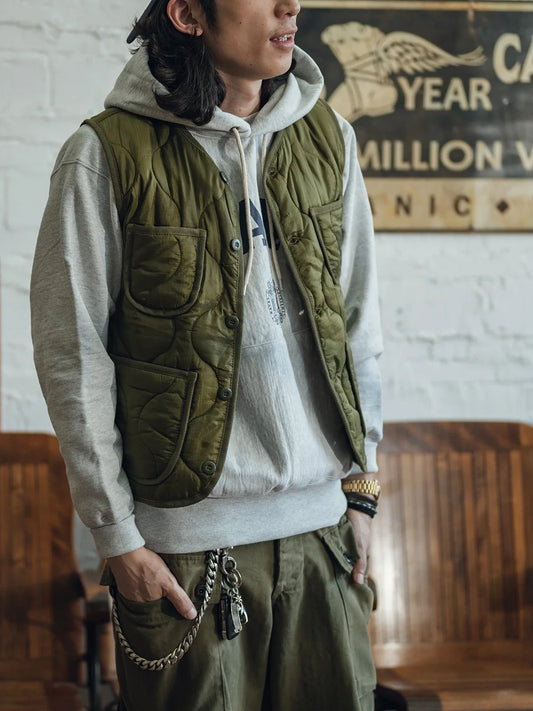 Non Stock Nylon Quilted Sleeveless Jacket Lightweight Liner Warm Waistcoat Vest