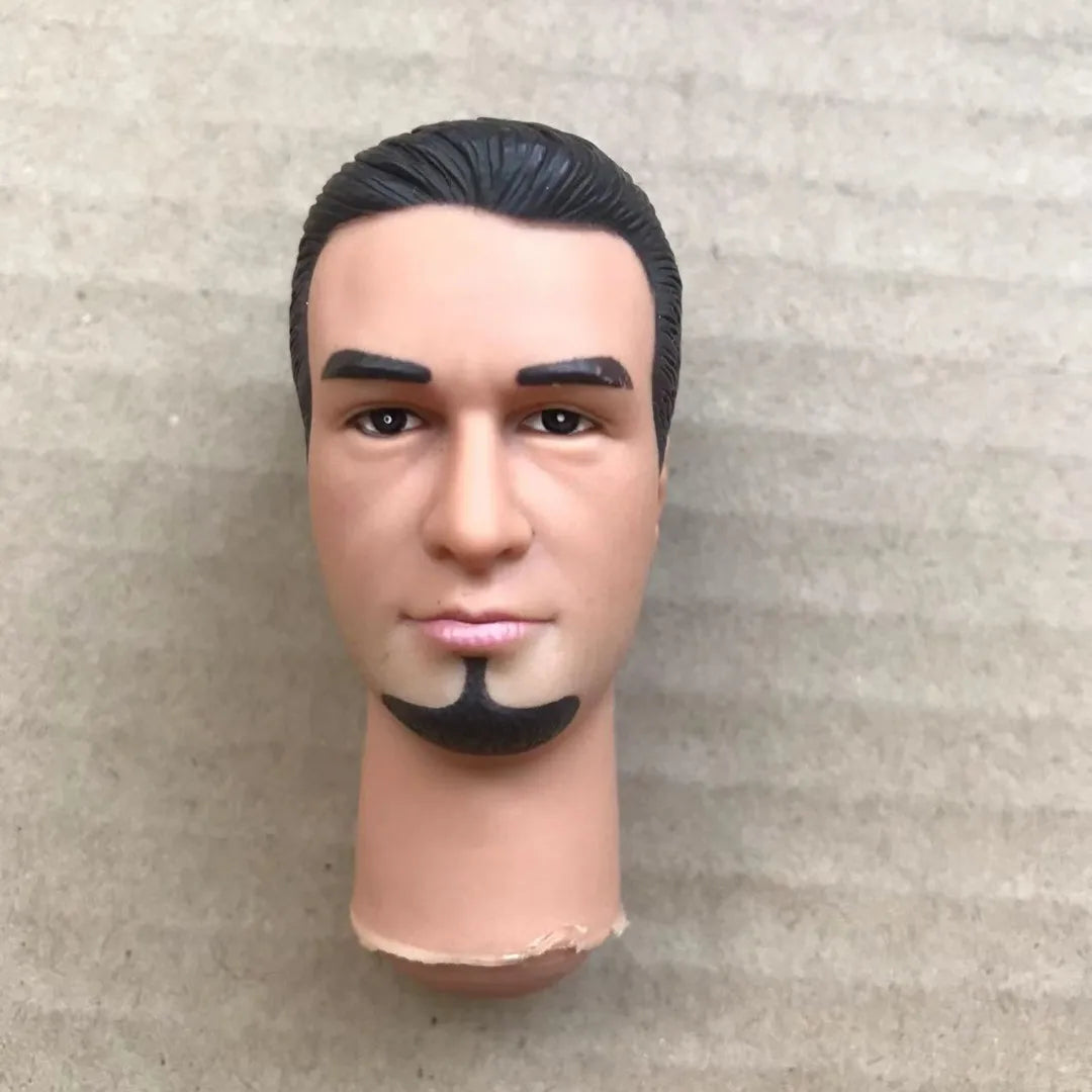 Male Doll Heads Quality Makeup Doll Figure Collection Doll Parts Famous Men Stars Rare Face Doll Heads DIY Toy Accessories