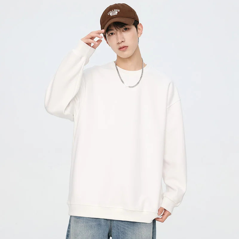 Autumn Oversized Purple Sweatshirts for Women Casual Streetwear Hoodies Women 2024 Female Long Sleeve Crewneck Pullovers Tops