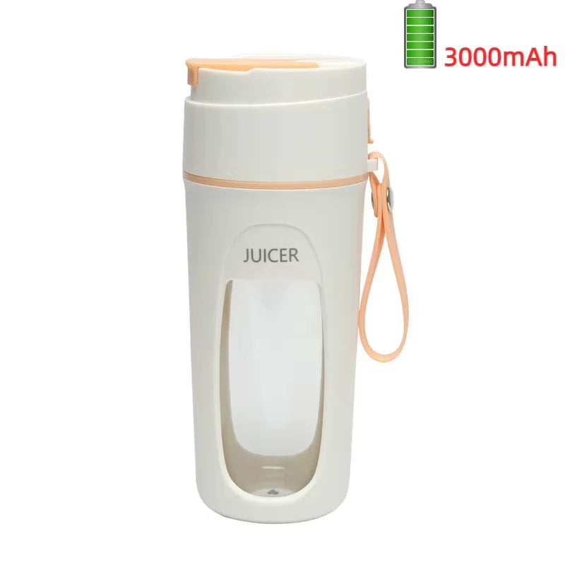 3000mAh Portable Juicer Mini Electric Blender Multifunction Juice Maker Machine Fruit Mixers Extractor Smoothies Mixer 8 Blades