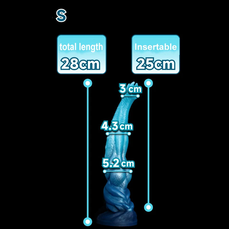 Long Huge Anal Plug/Dildo Monster Alien Large Butt Plug Silicone Suction Cup Anal Dilator G-Spot Sex Toys For Women Men Ass Toy