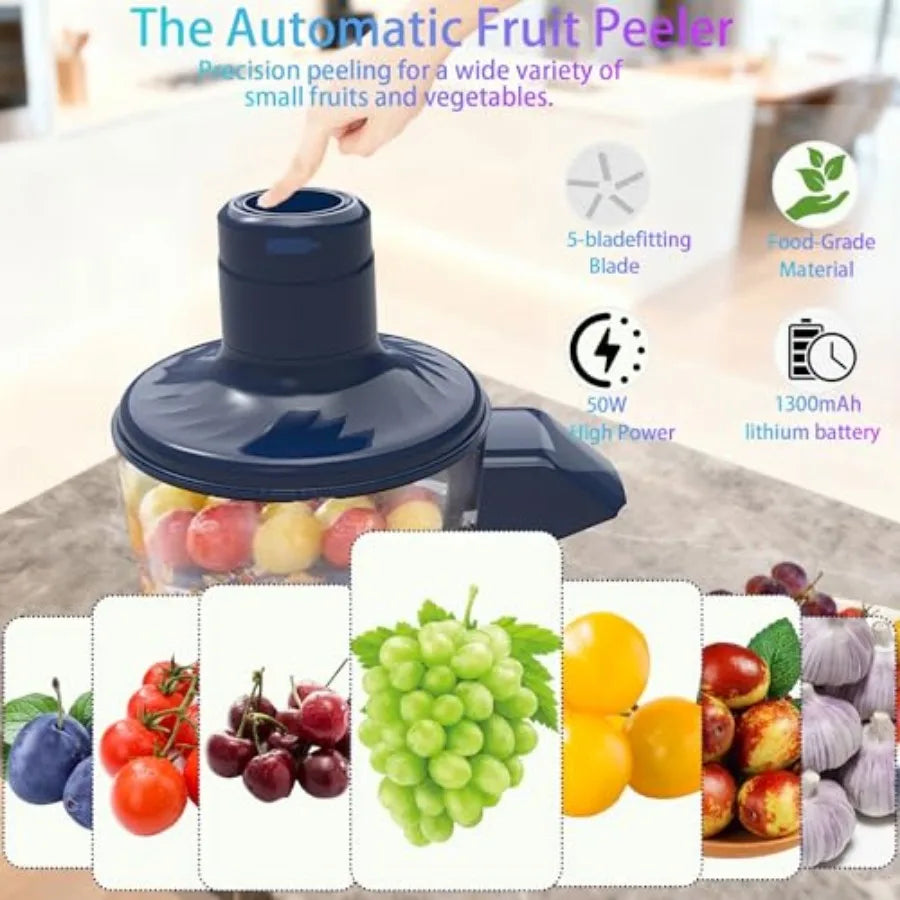 Automatic Grape Peeler MachineElectric Peeling Machine for Grape Automatic Garlic and Cherry Tomato Peeler Skin Remover Tool fo