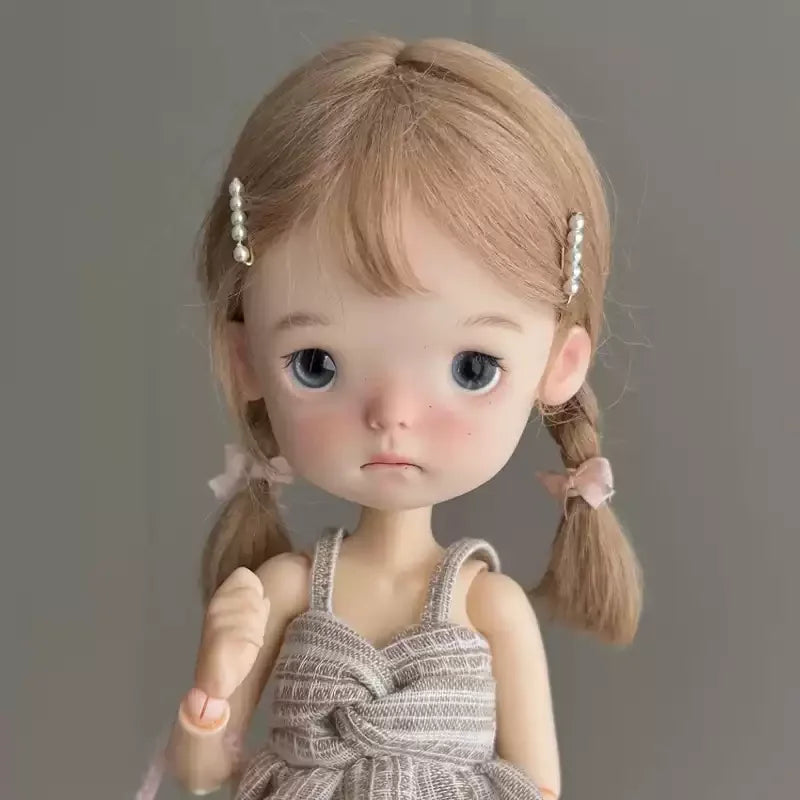 2026 New 1/6 SD BJD Doll Head - Little P Beautiful Girl Resin Toy High Quality Makeup Just a Head Gift Free