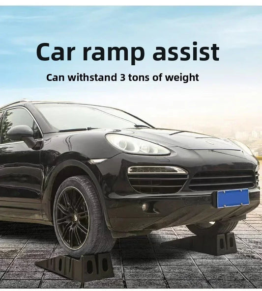 2500KG Heavy Duty 900mm Antiskid Car Ramps, Auto Repair Service Ramps for Oil Change and Vehicle Maintenance
