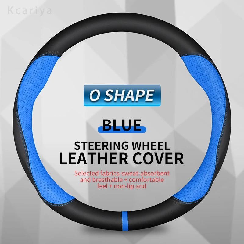 Car steering wheel cover For Mercedes A B C E R V CLASS CLA GLC GLK ML SLK VITO W123 W124 W203 W204 W176 W177 W212 W213 W221 245
