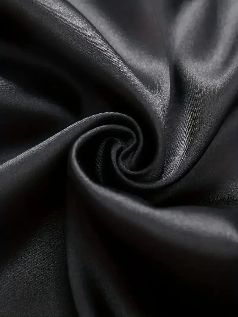 New Men Pajama Sets Spring Silk Satin Solid Color Men's Pajamas Big size Long Sleeve Pants Male Home Suit Sleepwear for Sleeping
