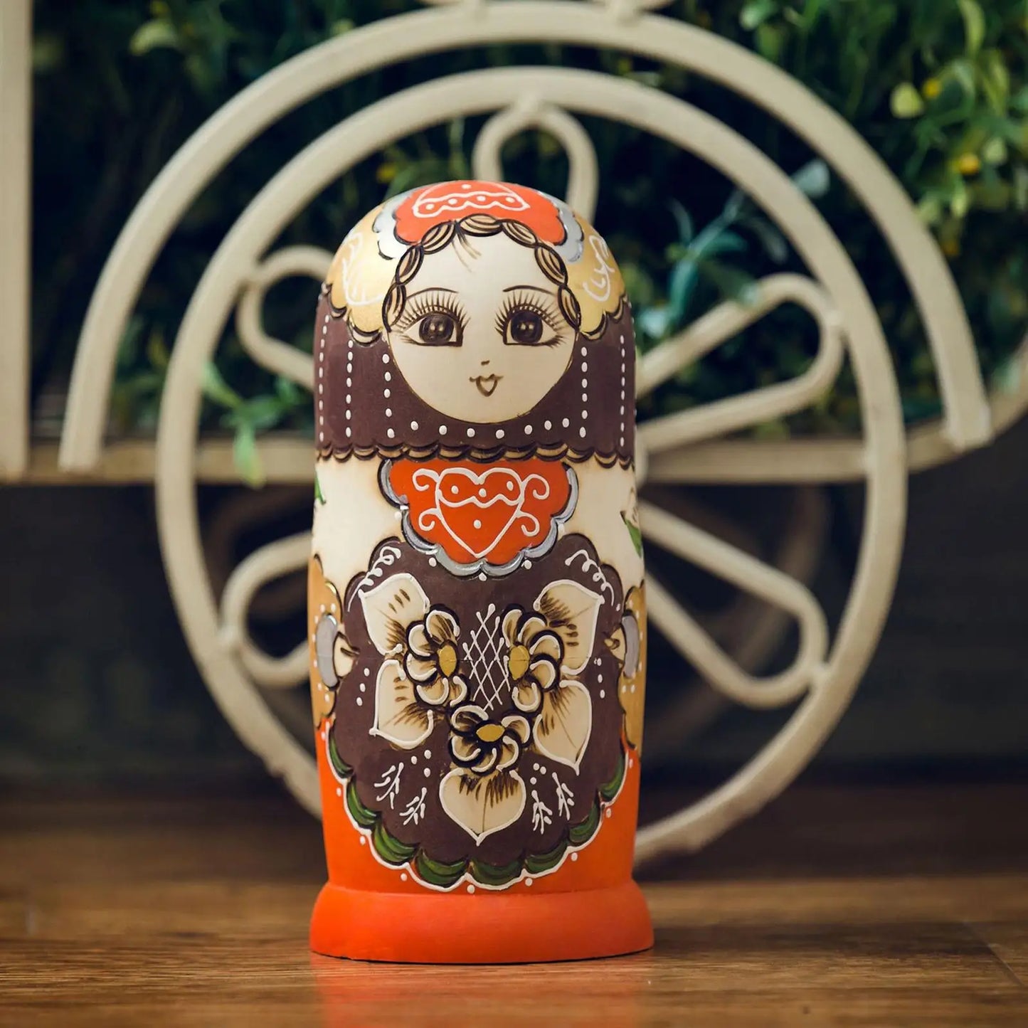 Stacking Layers Girl Nesting Dolls Wood Matryoshka Versatile