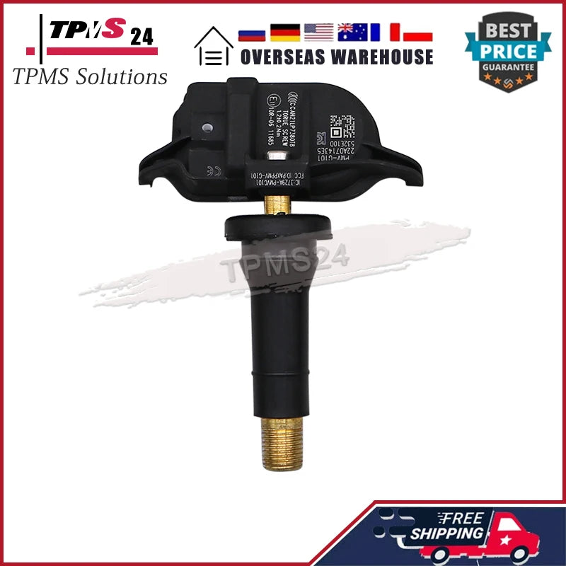 TPMS 433MHZ Tire Pressure Sensor PMV-G101 PMV-E105 For Toyota Camry ALLION Crown Levin Prius Corolla Vellfire Lexus IS LS Series