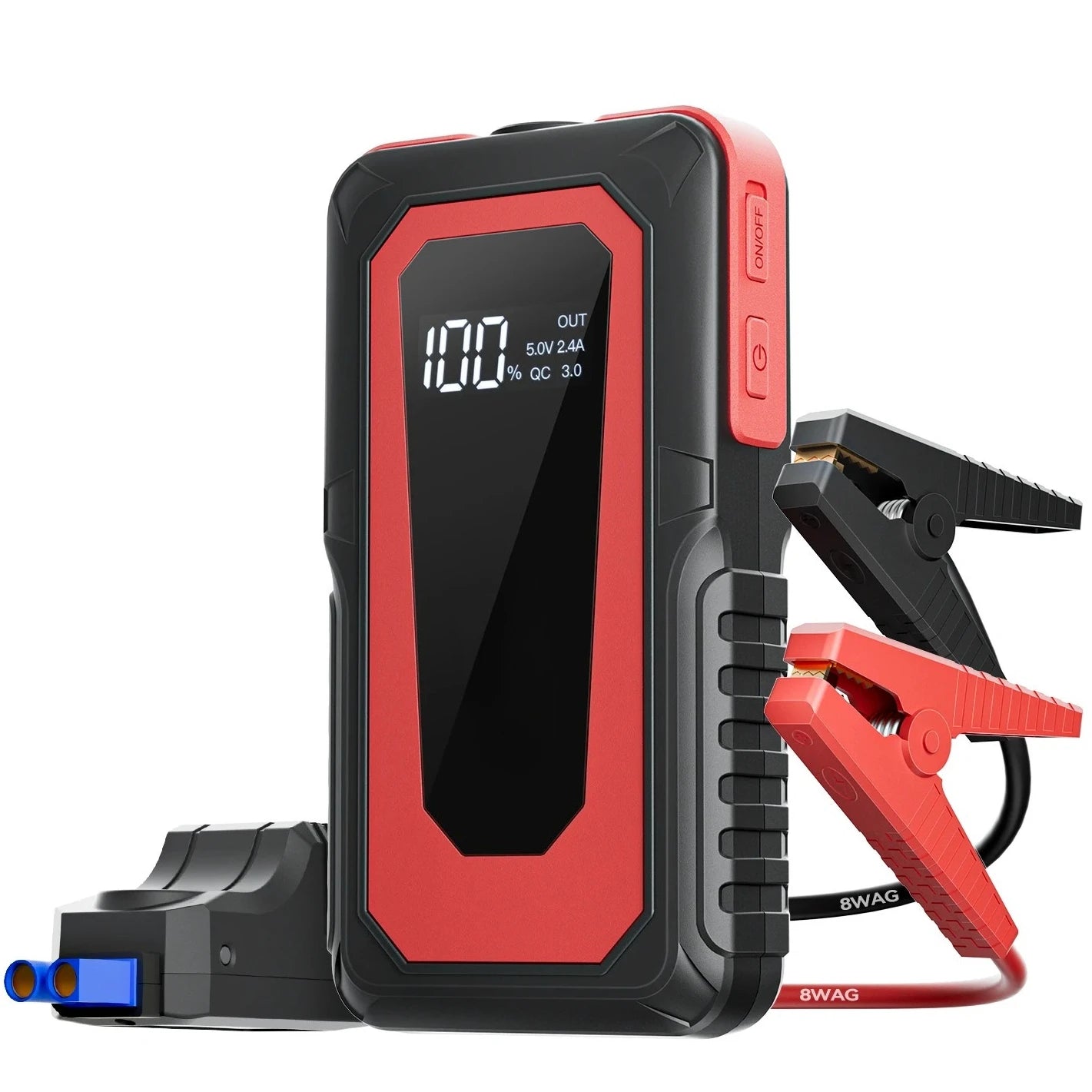 2000A Car Jump Starter Supply Battery Starter Booster Auto Starting Device Portable Power Bank 12V Battery Jump Starter